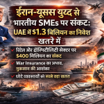 ईरान-यूएस युद्ध से भारतीय SMEs पर संकट: UAE में $1.3 बिलियन का निवेश खतरे में