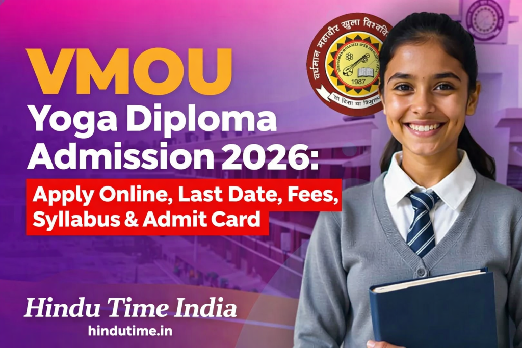 VMOU Yoga Diploma Admission 2026